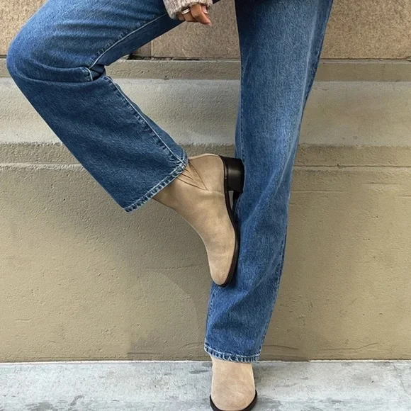Dolce Vita Taupe Ankle Booties - Picture 9 of 9